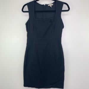 Fitted little black dress